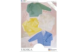 UK Hand Knit Association Baby Knitting Pattern - UKHKA by UKHKA