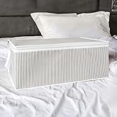 Pazar Kapısı Baza Altı D&uuml;zenleyici Kumaş Hur&ccedil; B&uuml;y&uuml;k Boy Organizer (65 x 45 x 22) (1 Adet Gri B&uuml;y&uuml;k Boy)