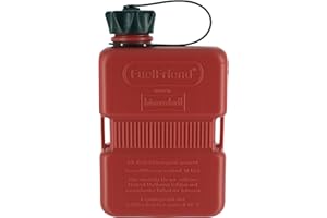 FuelFriend®-PLUS 1,0 litre - petit bidon d'essence, mini bidon de réserve - parfait pour les motos, les voitures et plus encore