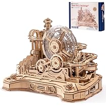 ROKR Gearball Challenge Pinball – Puzzle 3D En Bois Mécanique, 653 Pièces à Monter Sans Colle, Dès 14 Ans