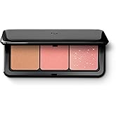 Kiko Milano KIKO Milano Multi Finish Trio Blush & Bronzlaştırıcı Palet 01 | Y&uuml;z Paleti, 1 Bronzlaştırıcı ve 2 Allık Mat ve Me