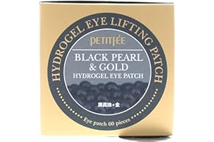 Petitfee, Black Pearl & Gold Hydrogel Eye Patch, 60 Patches