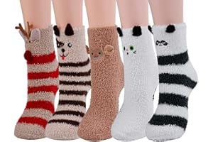 ZOYLINK Przytulne skarpety, puszyste skarpetki, damskie ciepłe skarpety zimowe, damskie skarpety domowe, Informacje ogólne, M-Large