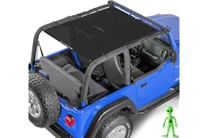 ALIEN SUNSHADE Alien Sunshine Jeep Wrangler malla Bikini cubierta superior. Proporciona una protección UV para su TJ (1997 – 2006)