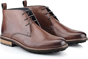 Silver Street London Men's Ludgate Leather Fashionable Chukka Boot