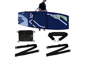 FIT 4 ME DEEP BLUE SUP Padded Shoulder Carry Strap for Paddleboards Surfboards Kayaks