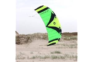 Wolkenstürmer Paraflex Sport 1.7 Cerf-Volant, Bleu - Aile de Traction - Tapis de Pilotage avec des Fils résistant aux déchirures