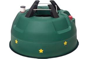 Star-Max T250 Christmas Tree Stand Patented Self Fixing for Trees up to 2.5m Green 34cm