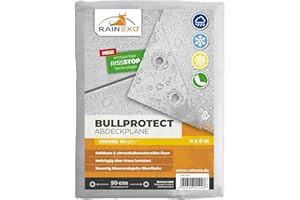 Rainexo Abdeckplane Transparent 4x6m; Stärke: 90g/m² - min. 3 Jahre UV Beständig