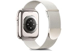 Higgs Strap Compatible with Apple Watch Straps 42mm 46mm 45mm 44mm 41mm 40mm 38mm 49mm for Women Men, Dual Magnetic Adjustable Metal Band for iWatch Series 11 10 9 8 7 6 5 4 SE Ultra 3 2 1