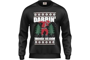 mymixtrendz Unisex Kids Girls Boys Gift Christmas Santa Dabbin Sweatshirt Novelty Vintage Retro Jumper Xmas Age 7-13 Years