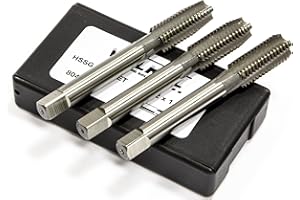 VÖLKEL Volkel 834/022S 1/2-inch UNF HSS Tap (Set of 3)