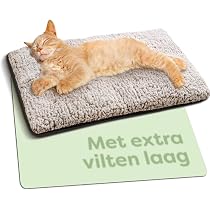 Verwarmde Deken Voor Katten En Honden 40x50 Cm - Zelfverwarmend Kussen Grijs Zonder Elektriciteit