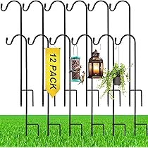Verstellbarer Schäferhaken Mit Standfuß – 86–140 Cm, Robust & Vielseitig Für Garten & Wohnung