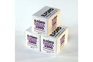 Ilford Delta 3200 35mm 36 exposures Black and White Film - Pack of 3
