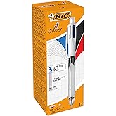 Bic 4 Colour Multifunction Black/Blue/Red/Pencil PK12