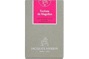 Jacques Herbin 15063JT - Un flacon d'encre pailletée or pour stylo-plume, roller, plume de verre et porte-plume 50 ml, Fuchsia de Magellan