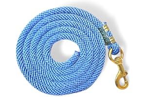 PFERDELINIS Lead Rope for Horse - Tie Rope in Various Stylish Designs, Lead Lead, Tie Rope Pony, Donkey, Goat (1x Royal Blue)