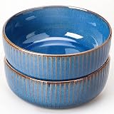 2 Blaue Porzellan-Speiseteller (26,7 Cm) – ‚Star Light‘-Design Mit Goldrand, Ofen- & Spülmaschinenfest