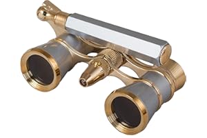 Binocolo da Teatro Levenhuk Broadway 325N, Tipo Lorgnette, Color Argento – con Luce LED e Impugnatura Allungabile