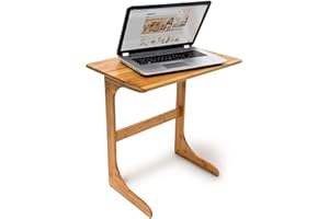 ‎RELAXDAYS Relaxdays Stolik pod laptopa bambusowy wys. x szer. x gł.: ok. 62,5 x 60 x 40 cm stolik pomocniczy jak również jako stolik kawowy do notebooka wykonany z drewna z praktyczną półką i optymalną