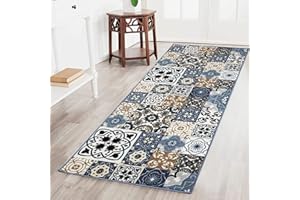 FLOORDIREKT Chodnik dywanowy St. Davids, chodnik do kuchni, korytarza i salonu, dywan z drobnymi pętelkami, antypoślizgowy i antystatyczny, chodnik kuchenny, do przedpokoju (80 x 200 cm)