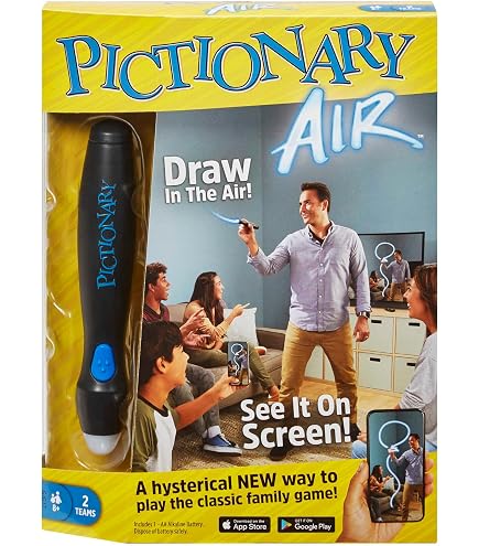Mattel Games - Pictionary Vs. AI, la nuova versione di Pictionary con l'intelligenza artificiale, i giocatori disegnano e l'IA indovina, giocattolo per bambini, 8+ anni, ‎Versione inglese, HYB09