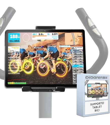 Supporto Tablet Per Sedia A Rotelle, Cyclette, Barca - Regolabile 360°, Per IPad, Smartphone Fino A 13''