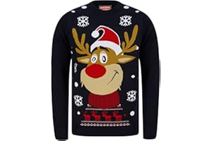 Tokyo Laundry Pull de Noël pour Homme Inscription Merry Christmas