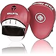 Focus pads Boxing Mitts - Curved Hook and Jab Target Hand Pads - Great for MMA, Kickboxing, Martial Arts, Muay Thai, Karate Training - Padded Punching, Coaching Strike Shield