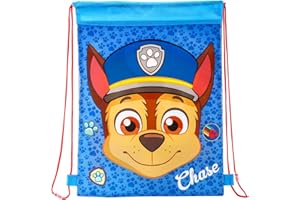 ZAWADI GLOBAL Zawadi Paw Patrol Kids Drawstring PE Swimming Football Sports Travel Gym School Bag Lightweight, Multicolour, 44 x 33 (11055-9581)