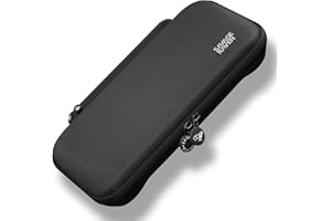 SAVAGE RAVEN by Skull & Co. Every Day Slim Carrying Case for Nintendo Switch 2: Portable Hard Shell Protective Travel Gaming Console Protection Case, Accessories, Storage, Black