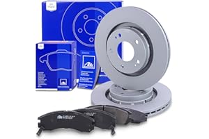 HEGEHOF ATE Bremsenset Vorderachse inkl. Bremsscheiben vorne Ø 294 mm und Bremsbeläge vorne Kompatibel mit CITROËN C-CROSSER, MITSUBISHI LANCER, OUTLANDER, PEUGEOT 4007 (VU_, VV_), 4007 Van (VU_, VV_)