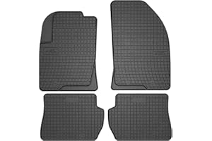 M MOTOS Tapis de sol caoutchouc pour Ford Fiesta V 2002-2008 Améliorez Votre Confort de Voyage avec Le tapis noir antidérapant Auto ET- tapis voiture Tous Temps pour Voiture, Protection Contre les sal
