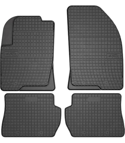 Tapis De Sol Sur Mesure Pour Ford Ecosport I (2012-2017) - Antidérapant, Talonnette Renforcée, Fixation Velcro - Noir - 3
