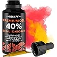 Cаnnabі Relief Oil 40% | 30ML | Complete Profile 12000 mg Drops | 750 Highly Concentrated Drops | Netherlands Hemp Blended with MCT Coconut Oil | Omega 3-6-9 | Natural True Taste