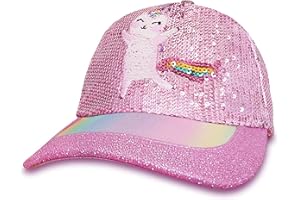 Gifts Treat Berretto da Baseball per Bambini, Cappello Estivo da Sole, per Ragazzi, Ragazze e Ragazze, Paillettes Em Uni
