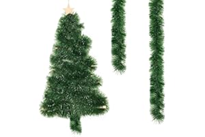 WINWILD Weihnachtsgirlande Weihnachten Grün 6 Meter - Ø 13 cm - Künstliche Tannengirlande Christmas Girlande Weihnachtsbaumschmuck Deko Lametta für Kaminsims,Treppe,Kamin, Weihnachts,Indoor,Outdoor