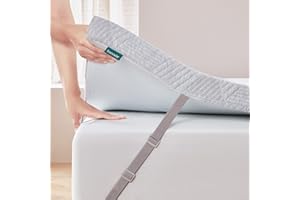 Bonnvia® Topper 180x200cm H3/H4 Gel, Matratzen Topper 180x200 Schlafsofa Bett Gelschaum, Matratzentopper 180x200 Boxspringbett Gel Bezug Kaltschaum 7CM Höhe