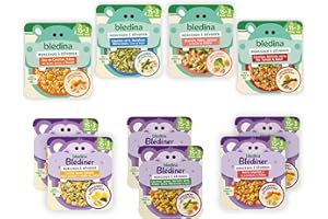 Blédina - Morceaux à Dévorer - 10 petits plats pour bébé - Repas midi et soir - Dès 15 Mois - 7 recettes - Pack de 10 (L'emballage peut varier)