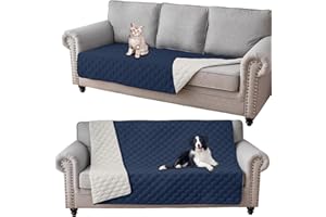 GEBIN Waterproof Sofa Cover, Dog Blanket for Sofa Bed Protection, Waterproof Furniture Protector Couch Cover Anti Scratch Dirty, Non Slip Sofa Covers (Navy,76x178cm)