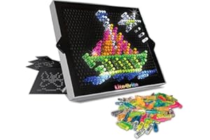 BASIC FUN Basique Drole Lite Brite Magie Écran, multicolores