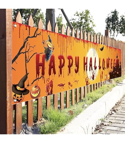 Flaggenmeer® Happy Halloween Flagge – Ca. 90x150 Cm, 80 G/m² Polyester, Mit Metallösen & Doppelsaum