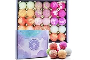 MR MIRYE Badebomben 30 Pakete für Frauen entspannen, handbadebomben, natürliche ätherische Öle enthalten