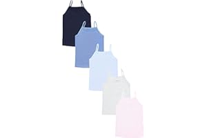 TupTam Canottiera Bambina – Set 5 Canottiere Bambina in Cotone Morbido e Traspirante