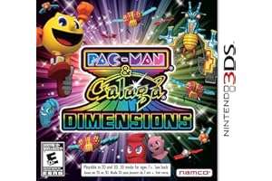Namco Bandai Games Pac-Man & Galaga Dimensions, 3DS Nintendo 3DS Inglés vídeo - Juego (3DS, Nintendo 3DS, Acción / Aventura, E10 + (Everyone 10 +))