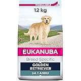 Eukanuba Breed Specific Alimento Secco per Golden Retriever Adulti, Cibo per Cani Adattato in Modo Ottimale alla Razza 12 kg