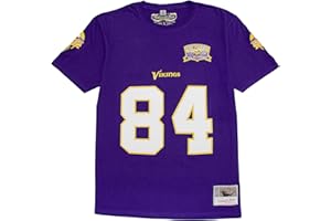 Mitchell & Ness Camiseta para hombre con nombre y número de jugador retirado de la NFL