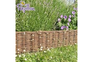 Papillon 20m Woven Willow Hurdle Edging - H20cm