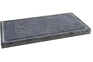 ETNA STONE&DESIGN Etna Stone & Design Lava Grill BISTECCHIERA Pietra LAVICA ETNEA Piastra LEVIGATA 60x30 cm per Forno E Barbecue Cottura Carne, Pesce, Verdura E Pizza (XL)